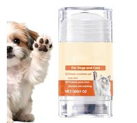 Baume pour pattes pour chiens et chats - Crème hydratante compacte et hydratante - Bâton de baume de voyage pour chats - Pour chiens et à la maison - En déplacement - Pour se promener au camping