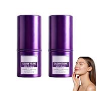 Baume repulpant au calcium, baume multi-collagène en stick, crème volumisante au calcium multi-usages, crème hydratante multi-usages pour le visage et le cou, stick hydratation longue durée. (2PCS)