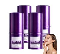 Baume repulpant au calcium, baume multi-collagène en stick, crème volumisante au calcium multi-usages, crème hydratante multi-usages pour le visage et le cou, stick hydratation longue durée. (4PCS)