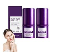 Baume repulpant au calcium, Crème volumisante multi-usages au calcium, Stick hydratant anti-rides pour le visage, hydratation longue durée