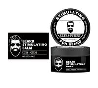 Baume Stimulant De La Barbe, Nourriture Profonde Des Racines, 100 G, Crème Hydratante À La Moustache, Beurre De Barbe Post-rasage, Formule Stimulante, Apaisant, Pour Coiffure, Hommes