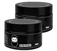 Baume Stimulant pour Barbe, Baume Stimulant pour Barbe Extra Fort, Hydratant et Non Gras, Soin Hydratant pour Tous Hommes