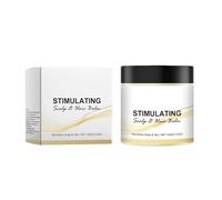 Baume Stimulant Pour Le Cuir Chevelu Et Les Cheveux, Enrichi En Beurre De Karité Et En Beurre De Mangue, Nourrit Et Stimule La Croissance Saine Des Cheveux, Rend Les Mèches Plus Épaisses (1pcs)