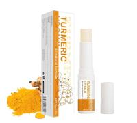 Baumes à Lèvres Au Curcuma,éclaircissant Pour Les Lèvres Foncées,Masque Levre Nuit,Traitement De Restauration Au Curcuma,Soins de la Peau Coréens, Hydratant,Réparant,Anti-dessèchement 5g (1)