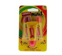 Baumes À Lèvres - Carmex - Minis Baumes - Cerise, Fraise, Ananas - 3 Tubes De 5g - Hydratation Optimale