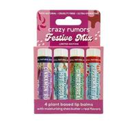 Baumes à lèvres Crazy Rumors Festive Mix - paquet de 4 (17 g chacun)