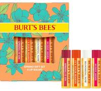 Burt's Bees Coffret cadeau de baume à lèvres, grenade, noix de coco et poire, pastèque, mandarine douce, 4x4,25 g