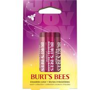 Baumes à lèvres Kissable Colour Burt's Bees, pivoine, rhubarbe, figue