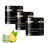 Baumes à Lèvres,Levre Rose Traitement éclaircissant,Creme Eclaircissante,Traitement De Blanchiment Rapide Lèvres éclaircissantes Foncées Crème,Gommage Exfoliant & Baume Nourrissant Pour Gercées (3pc)