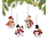 Baumoronnamements - Remorque De, Décoration Harz | Petites Figures Snowman Santa Claus Taste Suspendu, Décoration Festive pour Arbre, Fenêtre, Salon, Chambre pour, Balcon, Jardin, Bureau