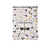 BAUNA Fourth Wing Merchandise Book Sleeve Dragon Rider Cadeau Basgiath War College Cadeau Riorson Cadeau Violent Little Thing Couverture de Livre (Little Thing BM)