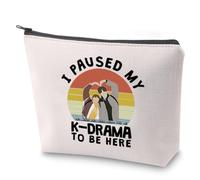 BAUNA K Drama Cadeau pour les fans de la série télévisée coréenne I Paused My KDrama to Be Here K Drama Trousse à cosmétiques Cadeau pour amoureux coréen, Kdrama, Non