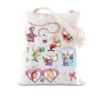 BAUNA Sac fourre-tout Alice Movie Merchandising Violet Cadeau WDW Kingdom Cadeau Alice Lover Sac en toile Princesse Magic Adventure Cadeau, Sac fourre-tout Alice, 35*40cm