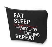 BAUNA TVD Merchandise Trousse à maquillage zippée inspirée de la série télévisée Vampire Fandom, Bl the Vampire Repeat