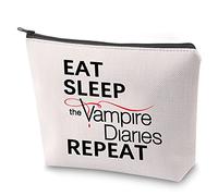 BAUNA TVD Merchandise Trousse à maquillage zippée inspirée de la série télévisée Vampire Fandom, The Vampire Repeat