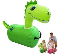 BAUNBRHY Bouncing Dinosaur,Dinosaur Hopper for Kids, Inflatable Toys Suitable for Children's Gatherings and Garden Activities, Promoting A Sense of Balance, Sturdy and Durable(B)