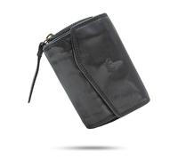 Baur Portefeuille pour femme en cuir lavé extra doux | Portefeuille au look usé avec protection RFID | Petit portefeuille | Nombreux compartiments pour cartes | Fermeture à bouton-pression et poche