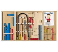 Bausch - Coffret en bois scie à découper, 36 cm x 29,5 cm x 6 cm