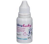 Bausch & Lomb Cerubaby – Solution auriculaire bébé – Huile d'olive – 15 ml