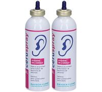 BAUSCH + LOMB Céruspray Hygiène De L’Oreille Goutte(S) Auriculaire(S) 2x50 ml