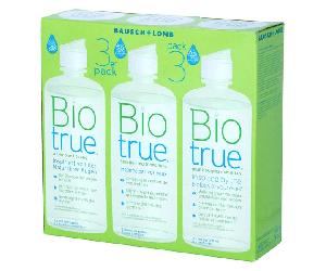 Bausch & Lomb Contactologie Biotrue Solution Multifonctions Lot de 3 x 300ml