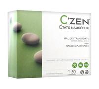C'ZEN États Nauséeux Complément Alimentaire Gingembre 30 Comprimés