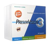 Bausch & Lomb Preservision 3 - 180 capsules - Cure 3 mois