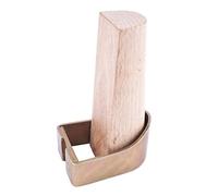 Bauster Anneau de faucheuse pour faucheuse + cale en bois pour faucheuse, sans vis, anneau de lame pour faux arbre à faucher, support de faucheuse, faux de jardin, faux de croissance sauvage, fixation