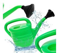 BAUSTER® Arrosoir de Jardin en Plastique 5L - Douchette d'Arrosage pour Fleurs, Intérieur et Extérieur - Fonctionnel, Vert