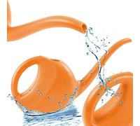 BAUSTER® Arrosoir de jardin en plastique pour intérieur et extérieur - 2 l - Arrosoir coloré - Pour enfants - 2 l - Orange