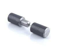 BAUSTER® Charnière de porte à souder en métal, Rotule pour portes en métal - Avec boule de 12 mm à 40 mm (30 mm)