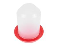 BAUSTER Distributeur de nourriture pour poulets et volailles - 3,5 l - Distributeur de nourriture pour poulets - Accessoire pour poussins - Abreuvoir à volaille - Distributeur d'eau