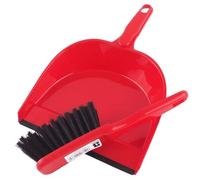 Bauster Kit de balayage adapté à la pièce - Balayette et pelle avec lèvre en caoutchouc - Plastique robuste - Parfait pour la maison, la cuisine, le bureau et la voiture