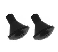 BAUSTER® Lot de 2 douches de rechange pour arrosoir de 2,5 l - Diamètre : 1,25 cm - Noir - Pour jardin, jardin - Douchette de rechange - Pour parterre et entretien des tombes