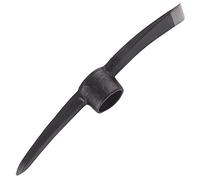 Bauster® Pioche sans manche, équipée des deux côtés, pioche combinée pour ameublir les sols durs, binette de jardin utile pour briser les murs (1,5 kg)