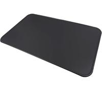 BAUSTER Plaque de sol de cheminée en métal - Protection contre la chaleur pour cheminée et poêle - Revêtement par pulvérisation - Noir, graphite ou cuivre - 80 x 49 / 50 x 60 / 60 x 80 cm - Plaque