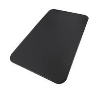 BAUSTER® Plaque de sol de cheminée en métal - Protection contre la chaleur - Revêtement par pulvérisation - Noir, graphite ou cuivre - Tailles: 80x49/50x60/60x80 cm