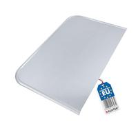 BAUSTER Plaque de sol galvanisée - 60 x 40 cm - Protection de sol pour foyer, four, plaque de cheminée, plaque de sol robuste