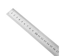 BAUSTER Règle en métal 30 cm, 60 cm, 75 cm, 100 cm, en métal, avec centimètre, règle en acier, règle d'atelier professionnelle, robuste et flexible (60 cm)