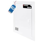 BAUSTER® Trappe d'inspection - 10 x 15 cm - En métal - Blanc - Taille au choix - Qualité supérieure - Pour couvrir le boîtier - Ouvertures dans le mur