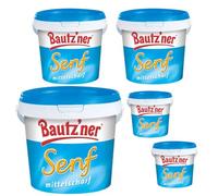 Bautz'ner Moutarde moyennement aiguisée Seau de 200 ml x 5 pièces