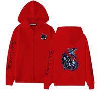 Bauxhie Anime Solo Leveling Sweat à capuche pour homme et femme Sung Jin Woo Cosplay, rouge, L