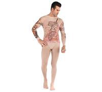 Bauzuoyo Body Sissy transparent pour homme - En dentelle - Sans manches - String - Sous-vêtements - Combinaison une pièce - Vêtement de nuit - Débardeur - Lingerie sexy, g, taille unique