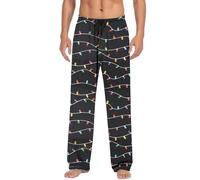 Bauzuoyo Pantalon de jogging de Noël pour homme - Imprimé amusant - Loisirs - Pantalon long avec cordon de serrage et poches - Y2K - Pantalon de loisirs festif - Pyjama de Noël, camouflage, L