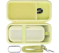 Baval Étui portable rigide compatible avec haut-parleur portable Bluetooth Bose SoundLink Flex 2e génération/Bose SoundLink Flex, étui jaune citron