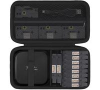 Baval Étui pour imprimante d'étiquettes compatible avec étiqueteuse Bluetooth Brother P-Touch Cube Plus PT-P710BT (noir)