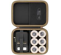 Baval Étui pour imprimante d'étiquettes compatible avec imprimante d'étiquettes thermiques NIIMBOT B21/B1 et papier d'étiquettes de 5,1 cm (étui noir)