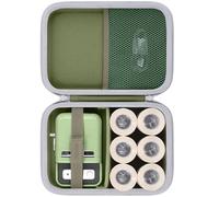 Baval Étui pour imprimante d'étiquettes compatible avec imprimante d'étiquettes thermiques NIIMBOT B21/B1 et papier d'étiquettes de 5,1 cm (étui vert)