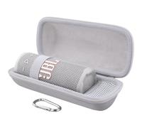 Baval Étui rigide portable compatible avec haut-parleur Bluetooth JBL Grip portable étanche (étui blanc)