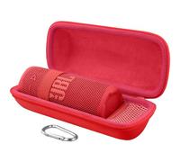 Baval Étui rigide portable compatible avec haut-parleur Bluetooth JBL Grip portable étanche (étui rouge)